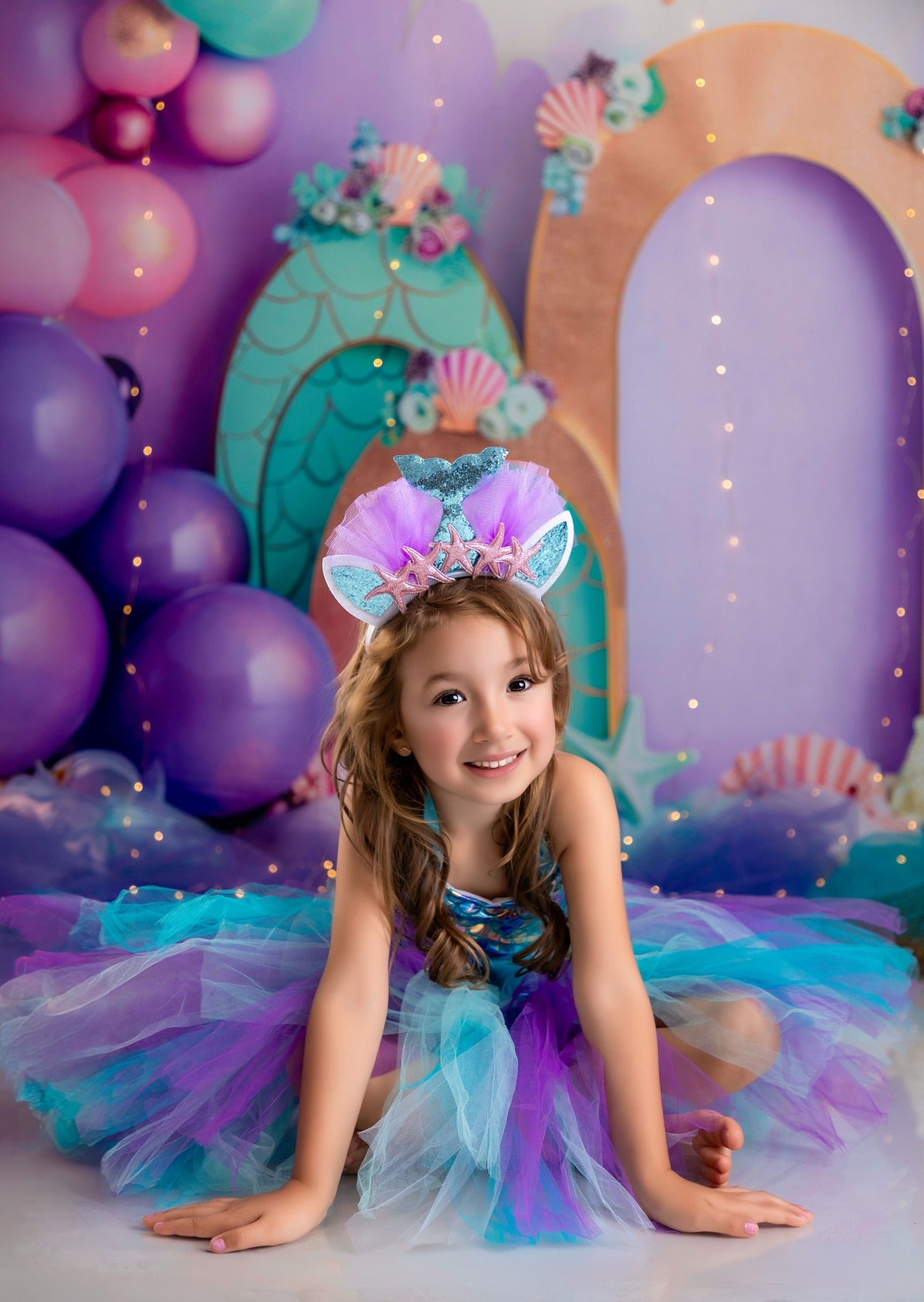 Kate Mermaids Smash Cake Backdrop