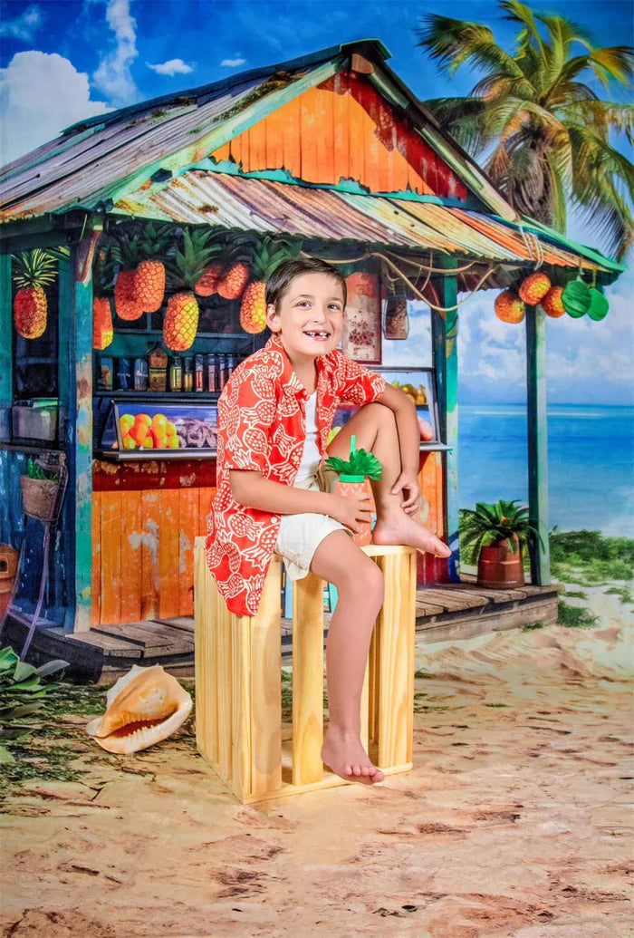 Kate Summer Backdrop Sea Beach Fruit Store Designed by Lidia Redekopp