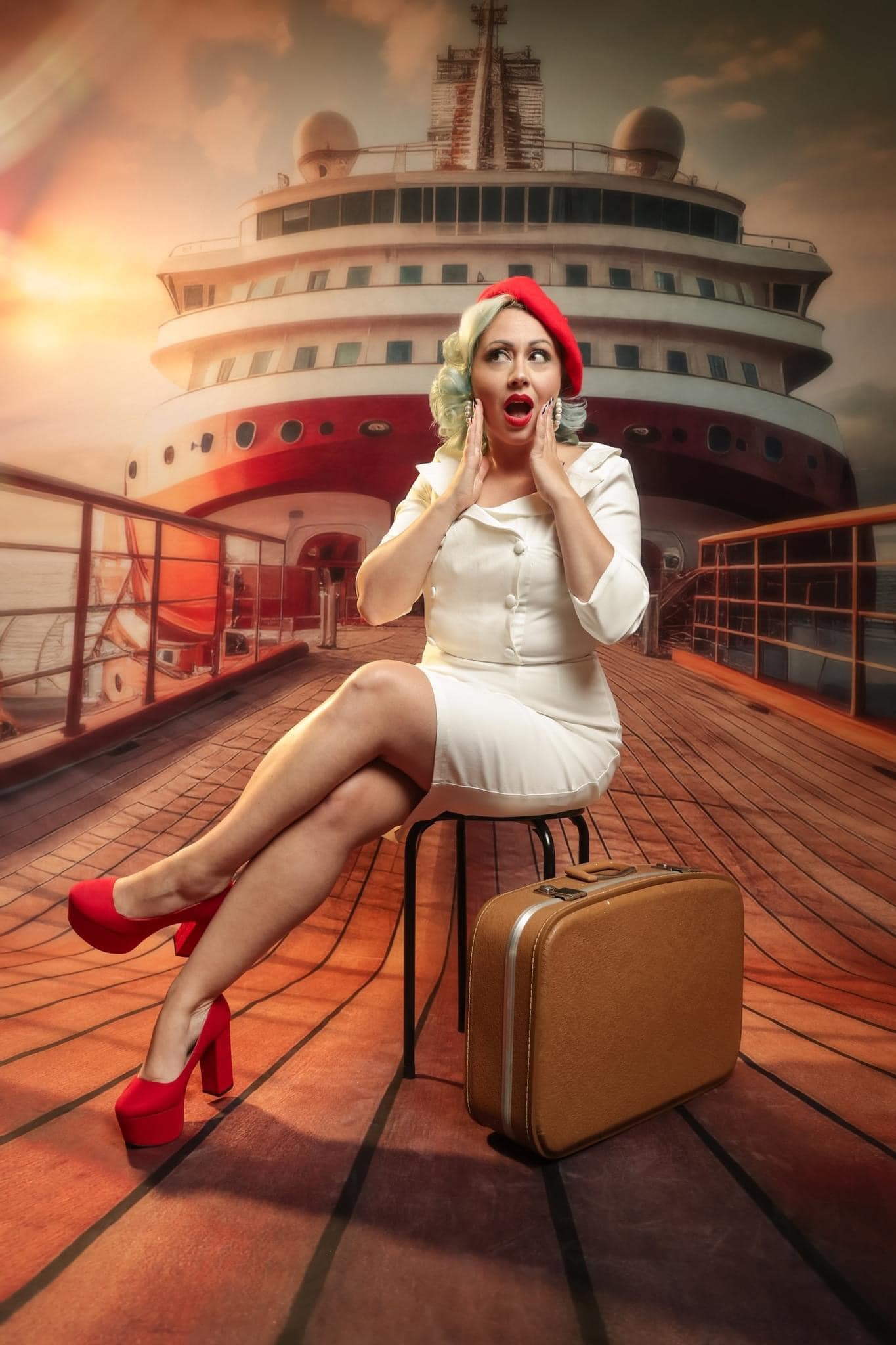 Kate Sweep Cruise Wooden Port Backdrop Designed by Lidia Redekopp - Kate Backdrop AU