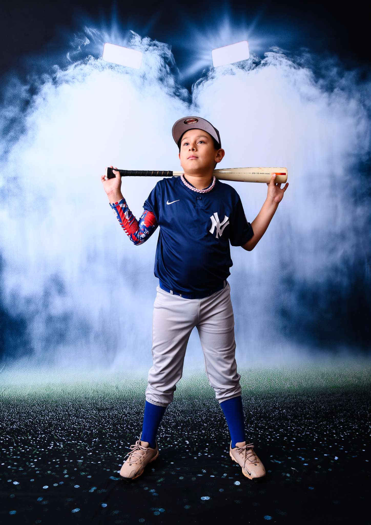 Kate Sweep Sports Stadium Dramatic Lighting Backdrop Designed by Patty Robert - Kate Backdrop AU