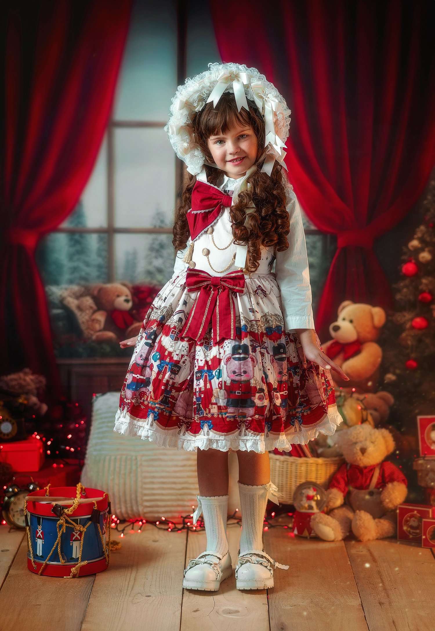Kate Bear Room Winter Backdrop Designed by Chain Photography - Kate Backdrop AU