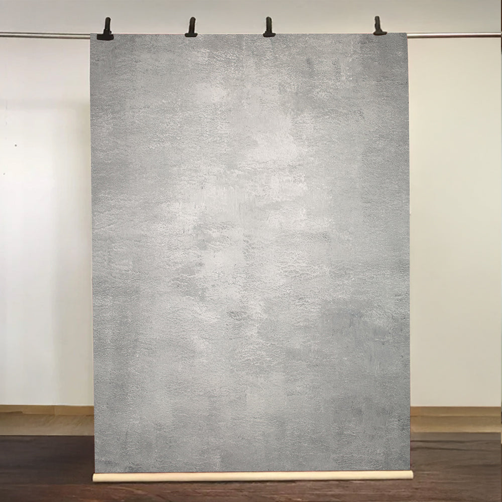 Kate Abstract Texture Mid Grey Spray Painted Backdrop