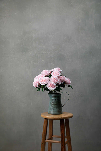 Kate Hand Painted Canvas Cool Grey Spray Painted Backdrop for Photography