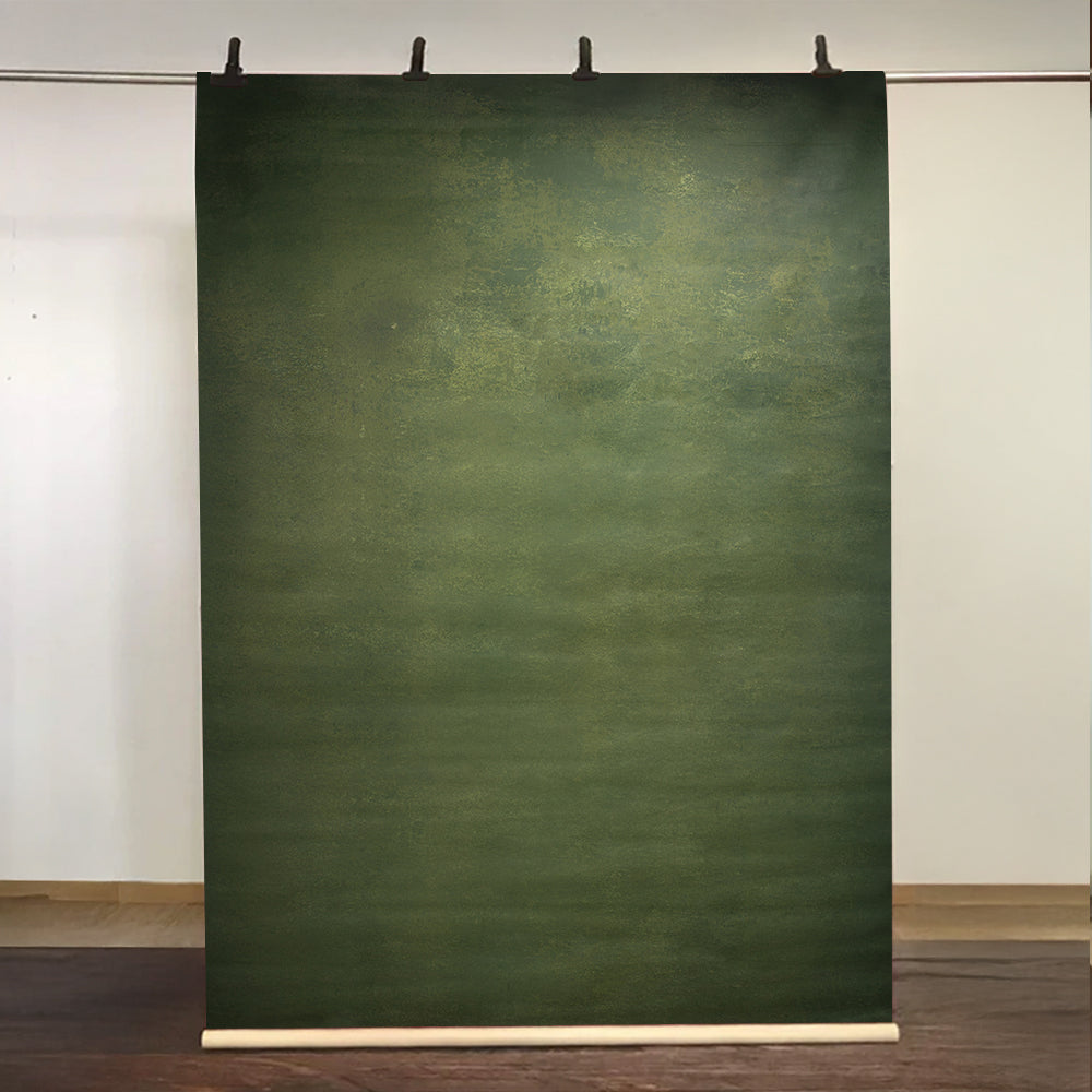 Kate Dark Green Grey Texture Abstract Background Painted Backdrop