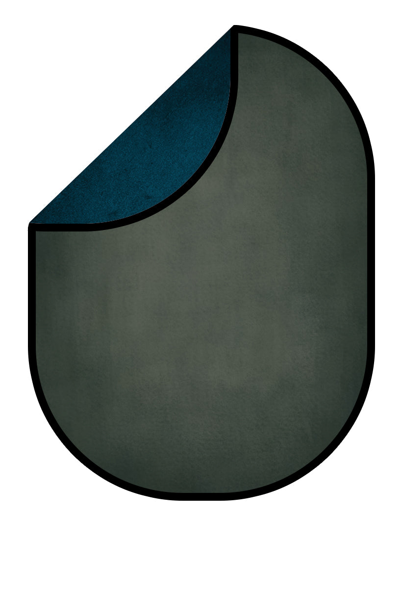 Kate Abstract Dark Grey Blue Collapsible Backdrop for Photography 5X6.5ft(1.5x2m)