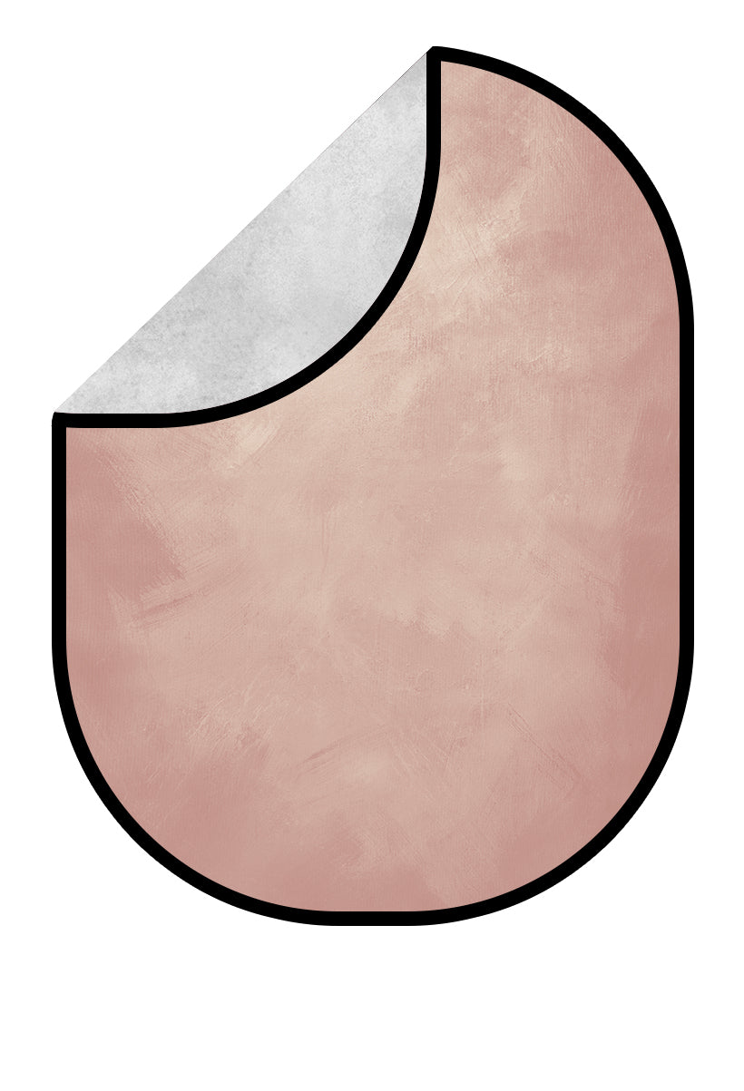 Kate Abstract Pink Grey Collapsible Backdrop Photography 5X6.5ft(1.5x2m)