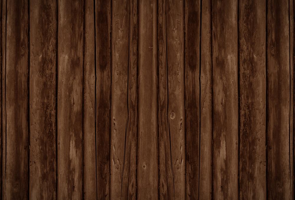 Kate Brown Old Wood Grain Rubber Floor Mat