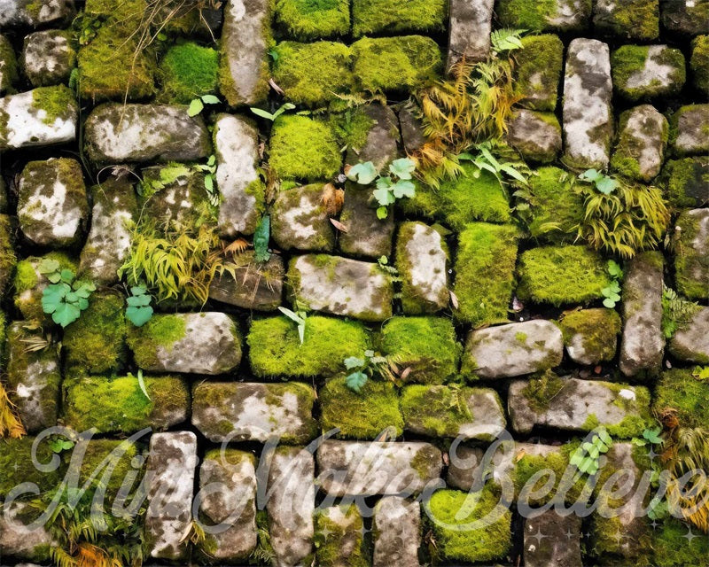 Kate Green Moss Grey Cobblestone Rubber Floor Mat Photography designed by Mini MakeBelieve - Kate Backdrop AU