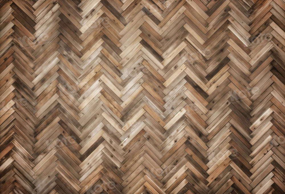 Kate Brown Wood Rubber Floor Mat - Kate Backdrop AU