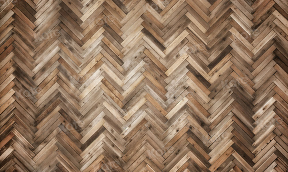 Kate Brown Wood Rubber Floor Mat - Kate Backdrop AU