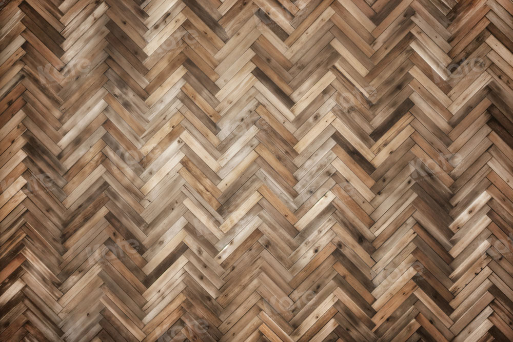 Kate Brown Wood Rubber Floor Mat - Kate Backdrop AU