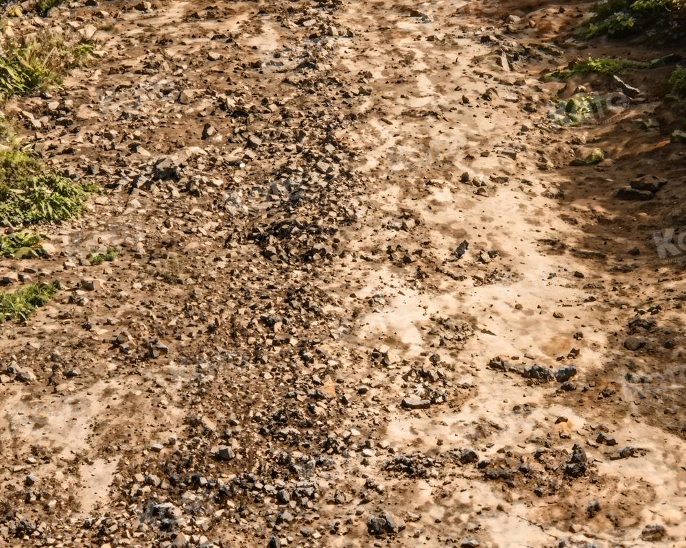 Kate Muddy Land Path Rubber Floor Mat - Kate Backdrop AU