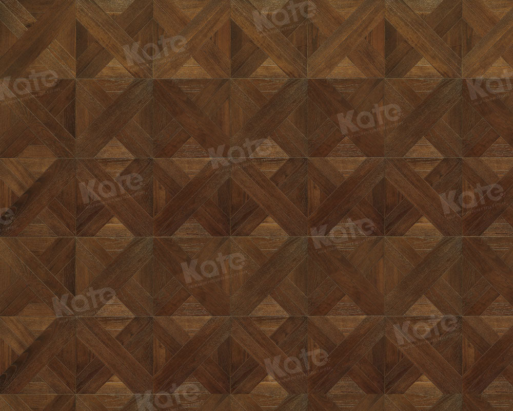 Kate Dark Brown Diamond Rubber Floor Mat