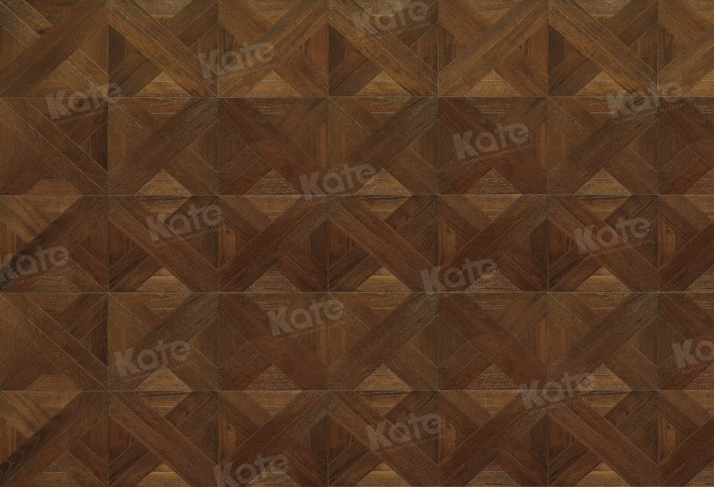 Kate Dark Brown Diamond Rubber Floor Mat