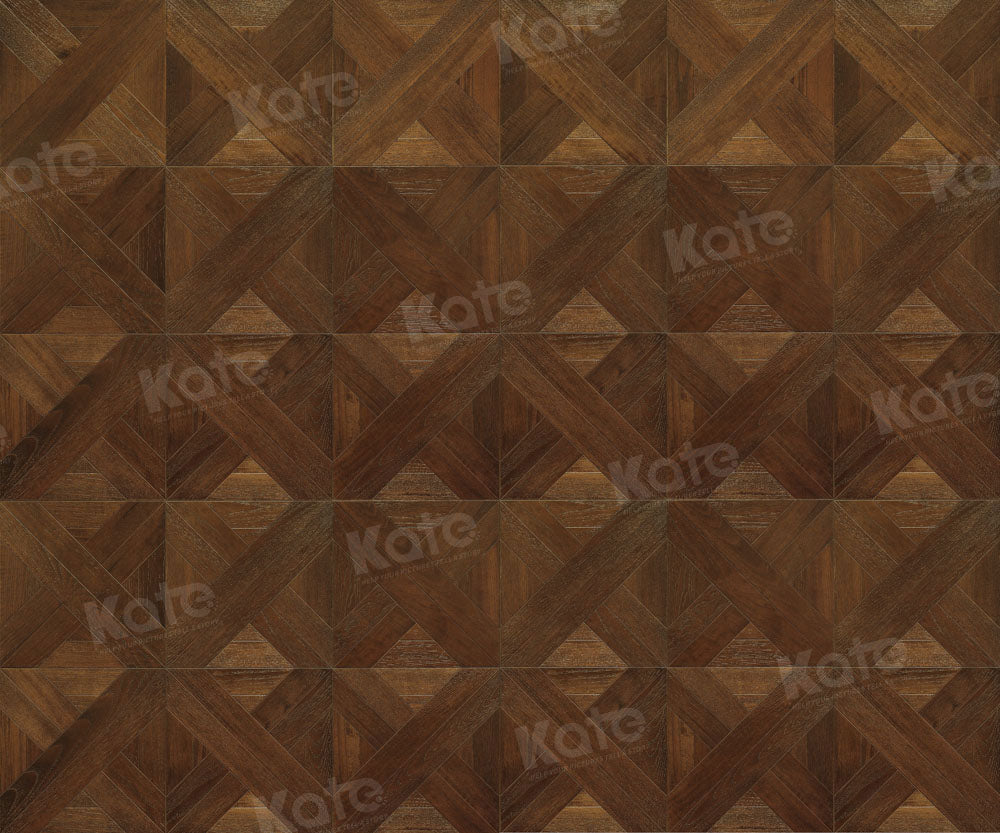 Kate Dark Brown Diamond Rubber Floor Mat