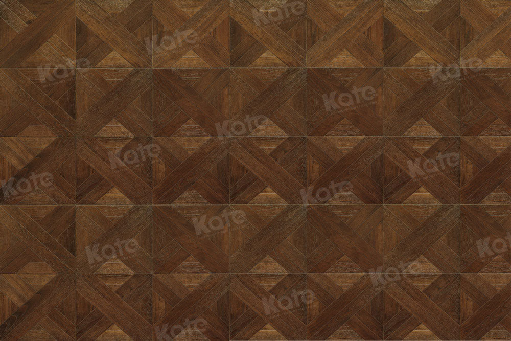 Kate Dark Brown Diamond Rubber Floor Mat
