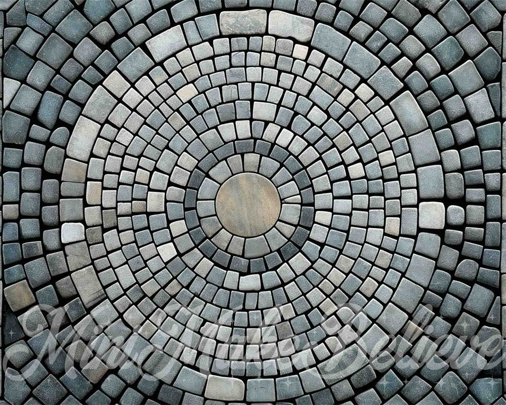 Kate London Cobblestone Street Rubber Floor Mat Designed by Mini MakeBelieve - Kate Backdrop AU