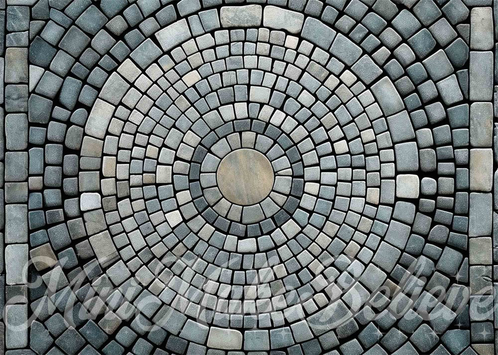 Kate London Cobblestone Street Rubber Floor Mat Designed by Mini MakeBelieve - Kate Backdrop AU