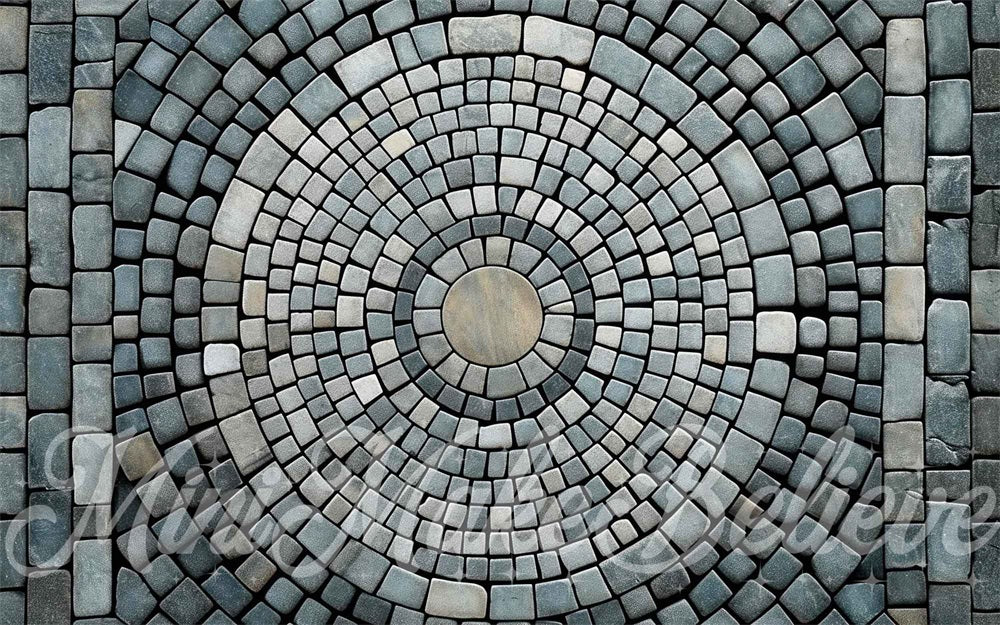 Kate London Cobblestone Street Rubber Floor Mat Designed by Mini MakeBelieve - Kate Backdrop AU