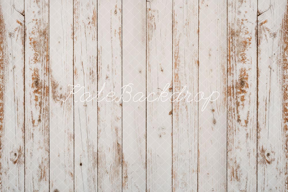 Kate Vertical Stripe White Old Wood Grain Rubber Floor Mat - Kate Backdrop AU