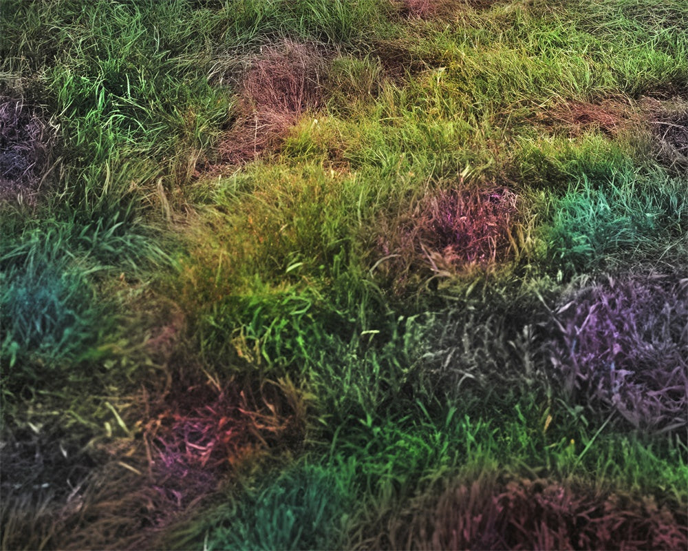 Kate Outdoor Rainbow Unicorn Grass Rubber Floor Mat designed by Mandy Ringe Photography - Kate Backdrop AU