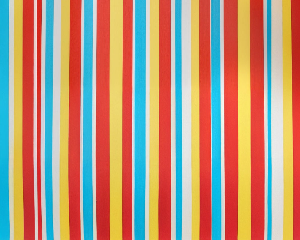 Kate Color Stripes Rubber Floor Mat Designed by Mini MakeBelieve - Kate Backdrop AU