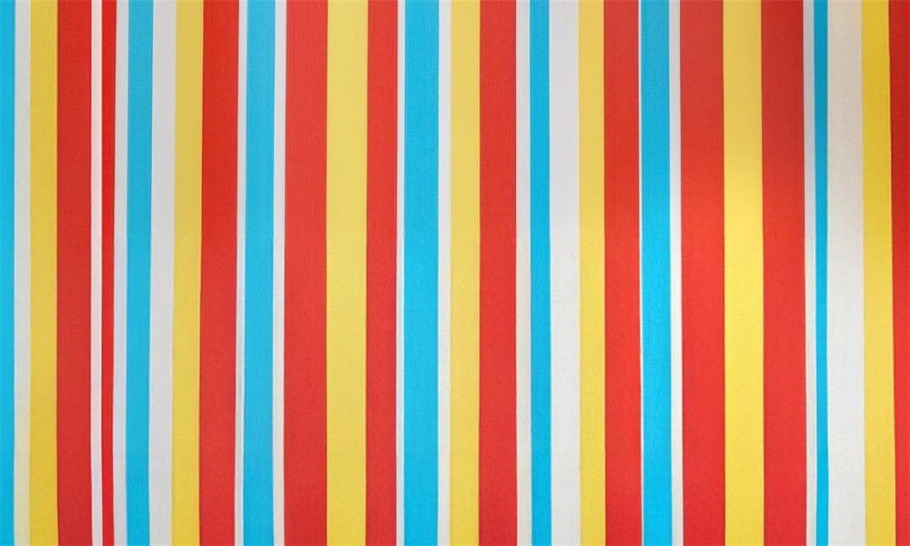 Kate Color Stripes Rubber Floor Mat Designed by Mini MakeBelieve - Kate Backdrop AU