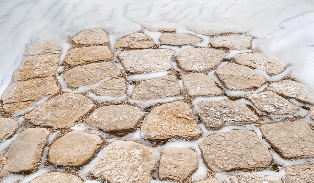 Kate Snow Stone Rubber Floor Mat Designed by Mini MakeBelieve - Kate Backdrop AU