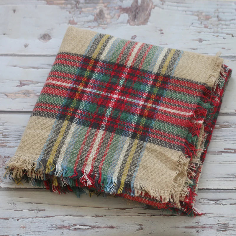 Kate Christmas Striped Blanket Wrap for Photography - Kate Backdrop AU
