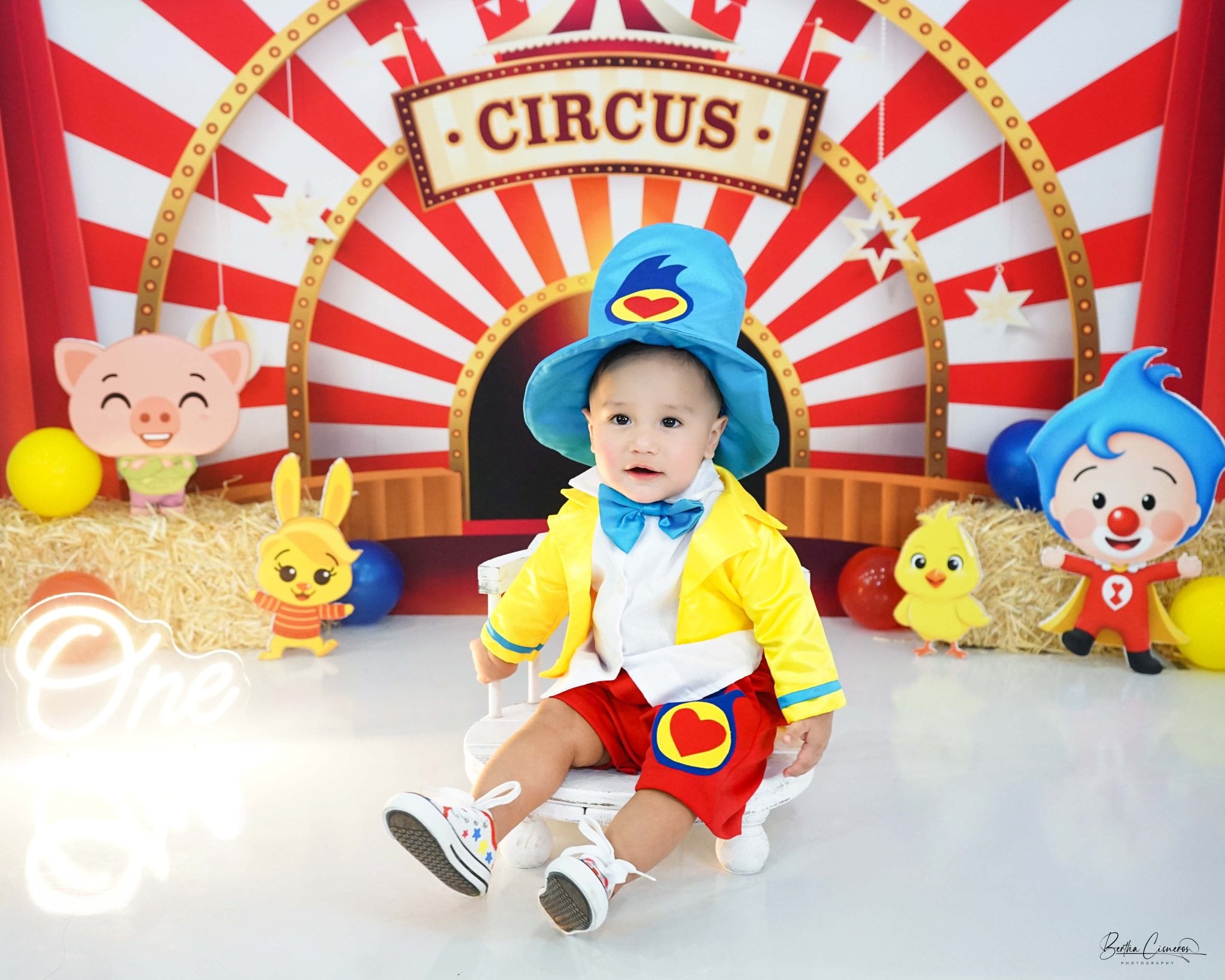 Kate Circus Stage Red  Backdrop for Photography - Kate Backdrop AU