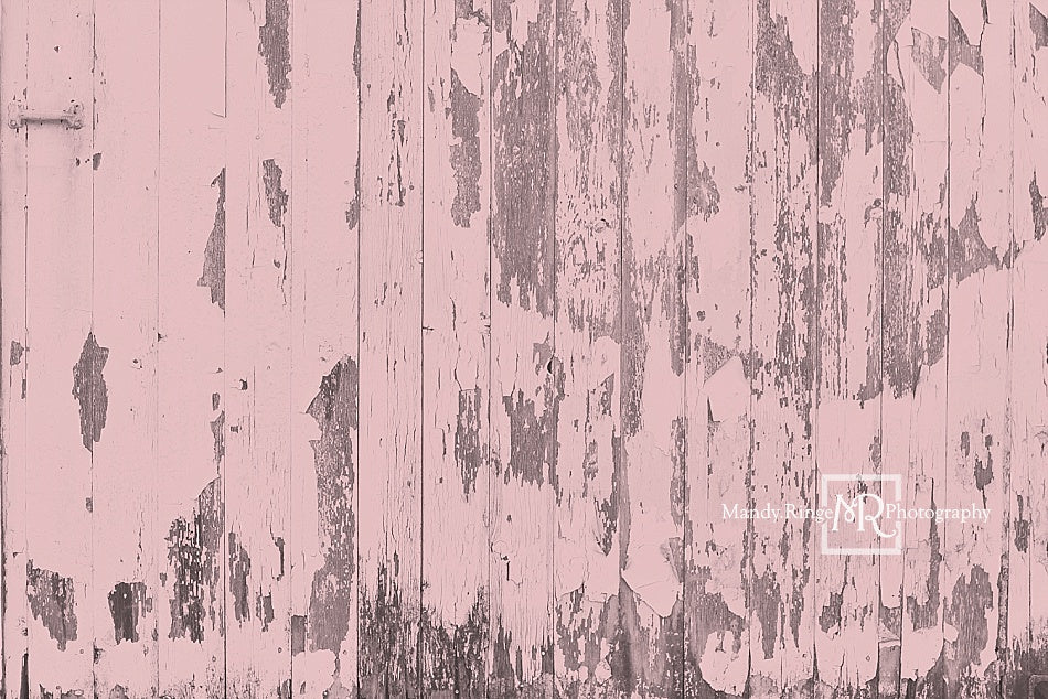 Kate Shabby Pink Barn Wood Backdrop Designed by Mandy Ringe Photography - Kate Backdrop AU