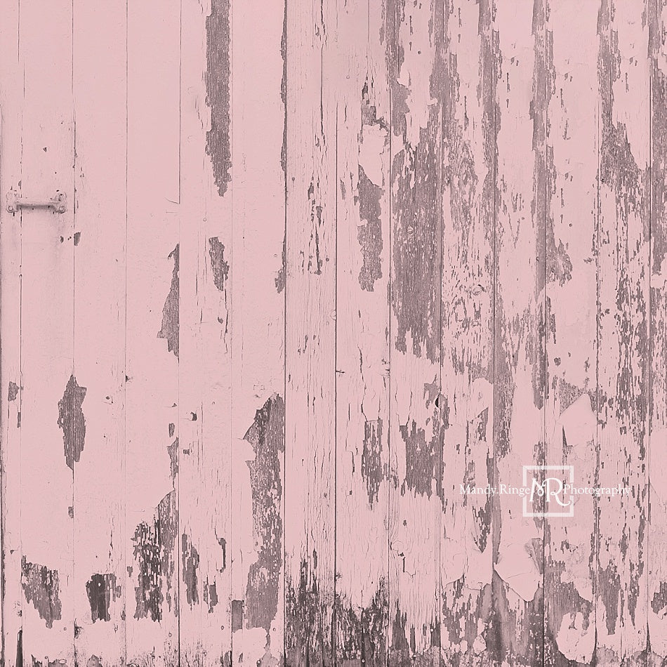 Kate Shabby Pink Barn Wood Backdrop Designed by Mandy Ringe Photography - Kate Backdrop AU