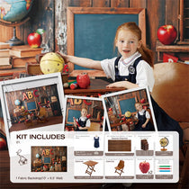 Kate Back to School Classroom ABC Globe Chalkboard Photo Kit