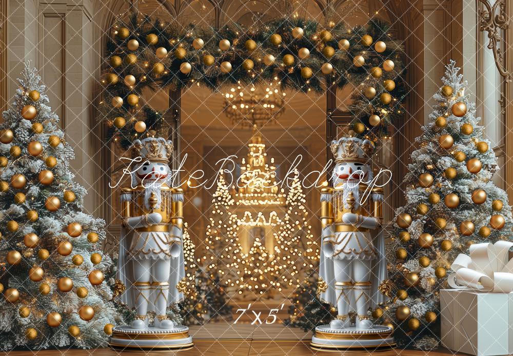 Kate Christmas Nutcracker Backdrop Designed by Mini MakeBelieve - Kate Backdrop AU