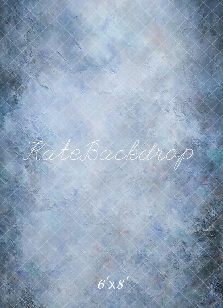 Kate Blue Abstract Texture Fleece Backdrop Designed by GQ