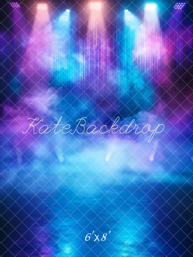 Kate Colourful Stage Lights Fog Backdrop Designed by Chain