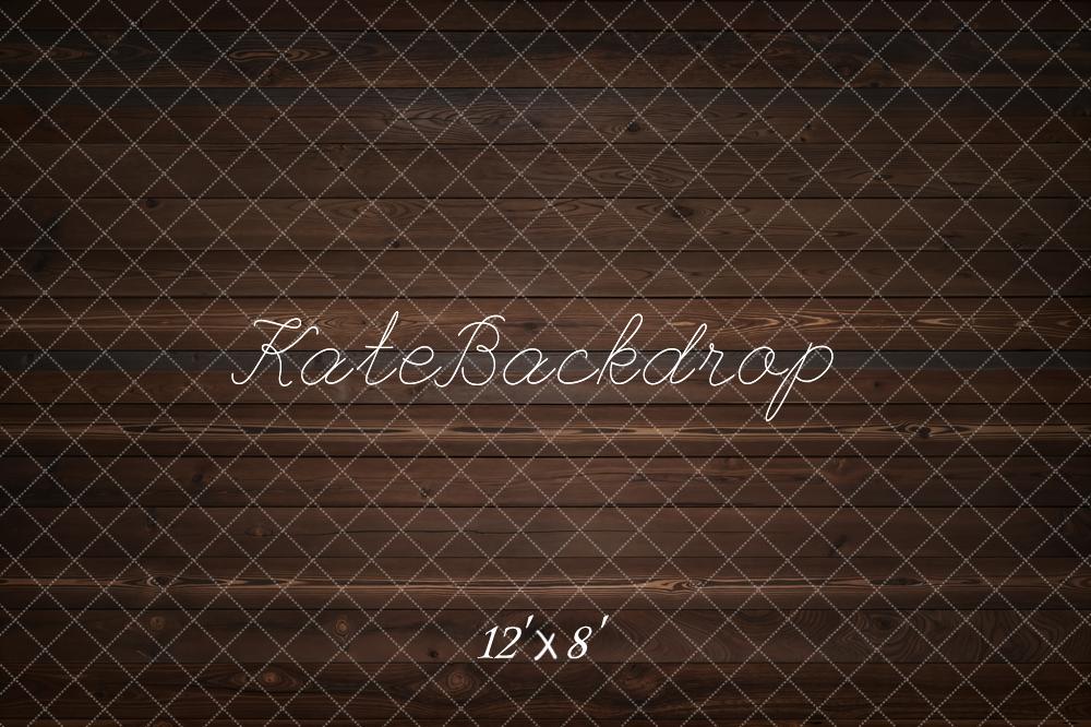 Kate Wood Texture Vintage Brown Fleece Backdrop Designed by Kate Image - Kate Backdrop AU