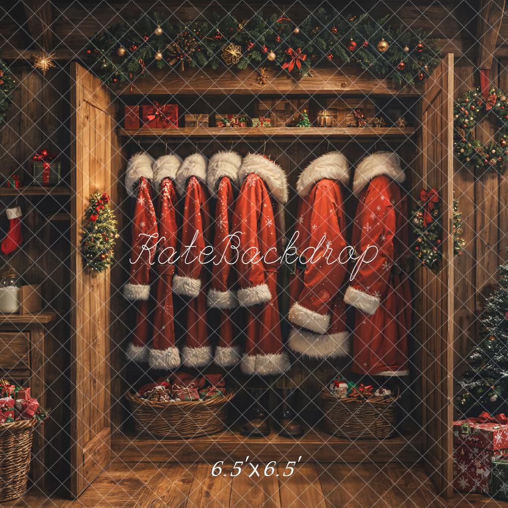 Kate Christmas Santa Costumes Backdrop Designed by Emetselch - Kate Backdrop AU