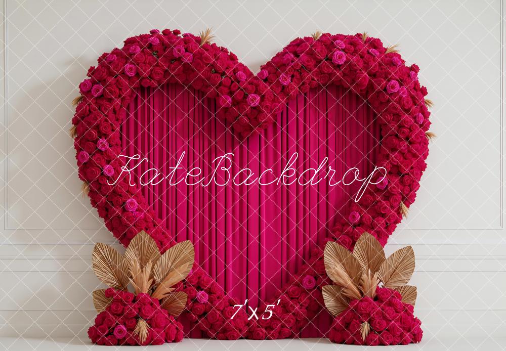 Kate Heart Roses Valentine's Day Backdrop Designed by Mini MakeBelieve - Kate Backdrop AU