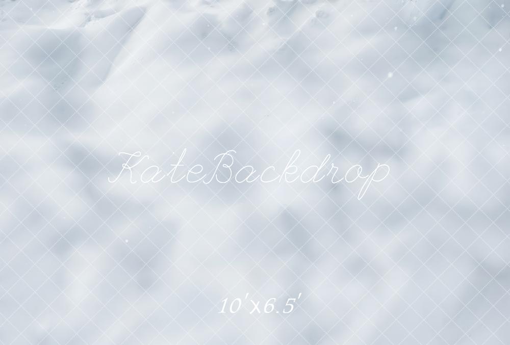 Kate Winter Snowy Ground Fleece Backdrop Designed by Kate Image - Kate Backdrop AU
