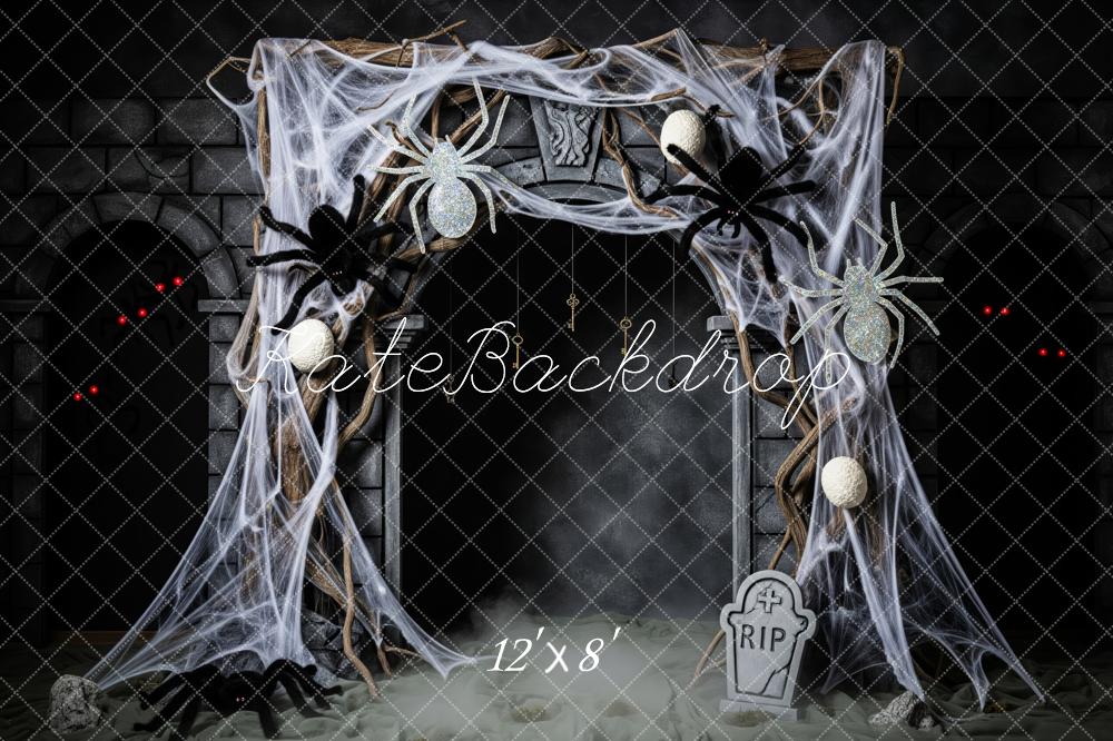 Kate Halloween Spider Webs Backdrop Designed by Patty Roberts