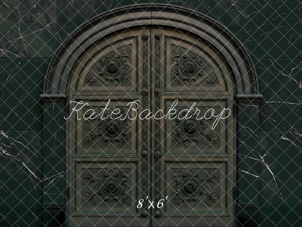 Kate Arched Ornate Door Marble Wall Backdrop Designed by Mini MakeBelieve