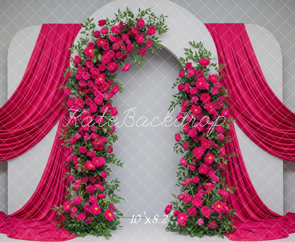 Kate Flower Arch Wedding Party Backdrop Designed by Patty Roberts