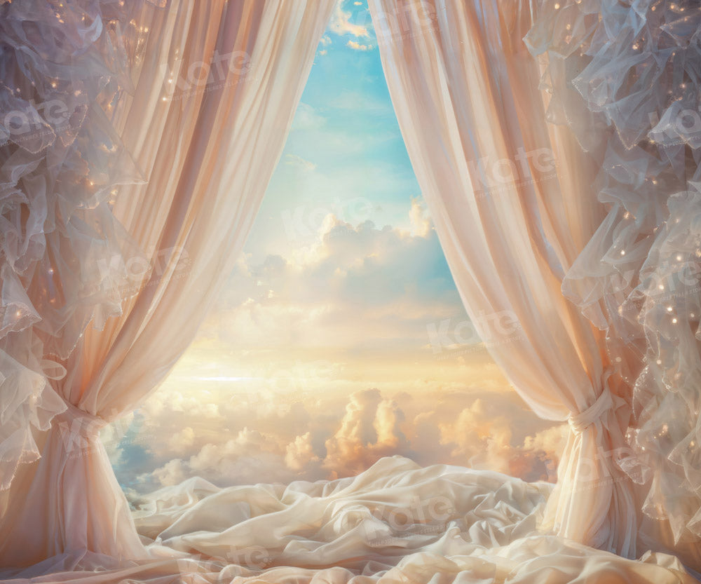 Kate Fantasy Curtains Cloud Sky Backdrop Designed by Chain