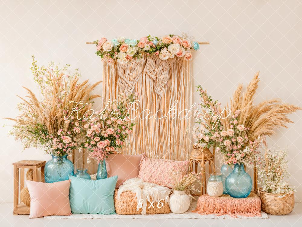 Kate Boho Macrame Decor Backdrop Designed by Chain