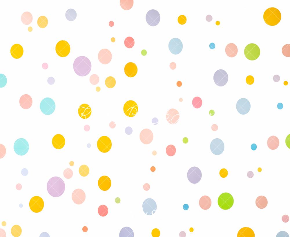 Kate Colourful Polka Dots Backdrop Designed by Emetselch - Kate Backdrop AU
