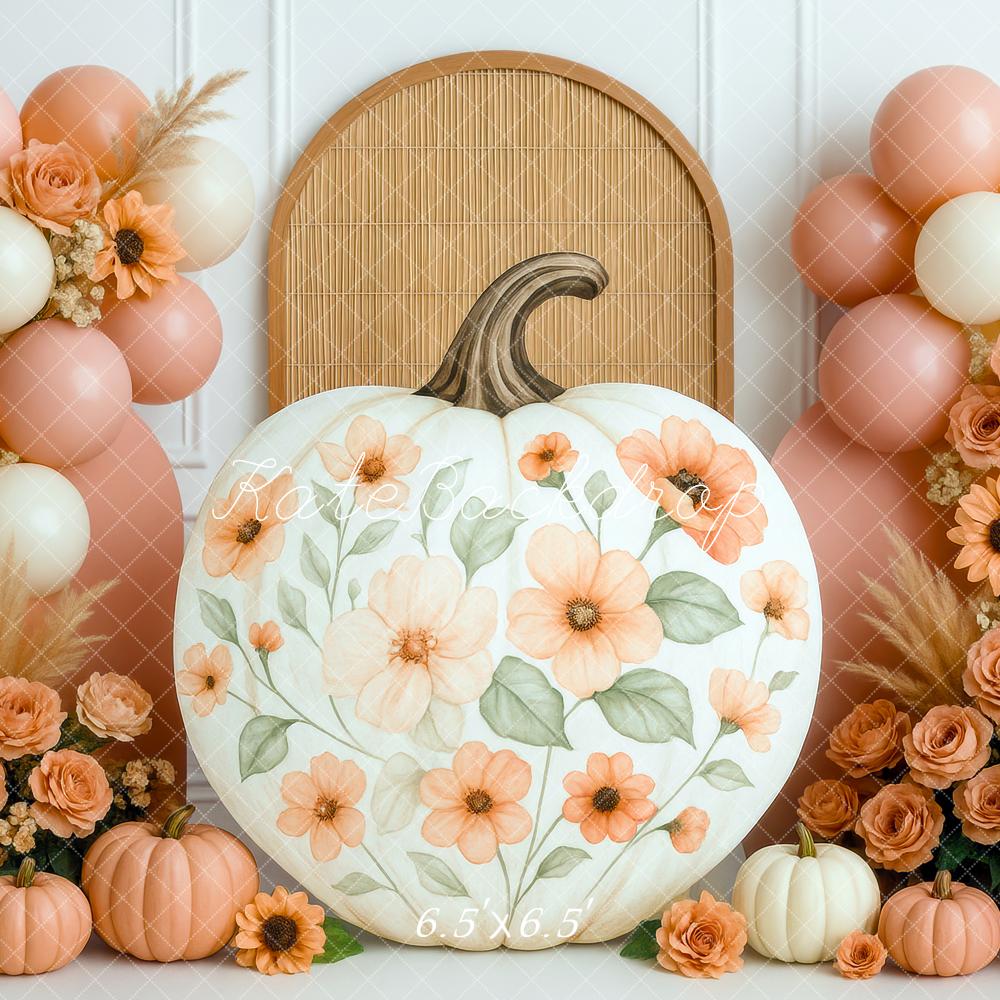 Kate Fall Pumpkin Cake Smash Backdrop Designed by Mini MakeBelieve - Kate Backdrop AU