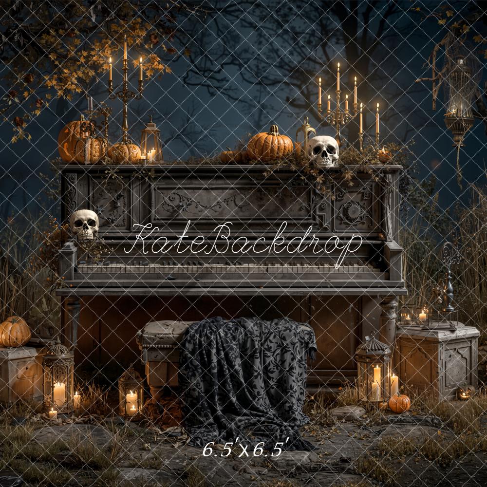 Kate Halloween Piano Backdrop Designed by Emetselch