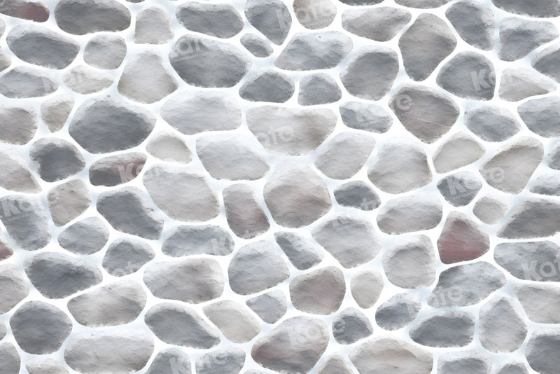 Kate Grey Cobblestone Wall Texture Backdrop Designed by Kate Image - Kate Backdrop AU
