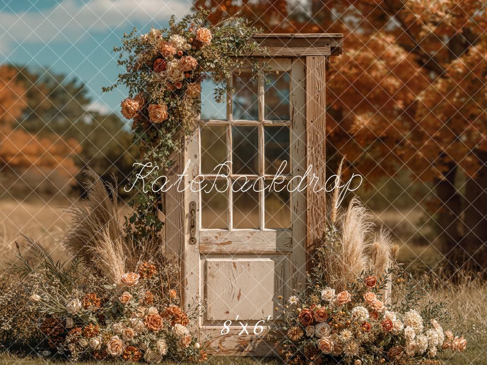 Kate Autumn Vintage Door Backdrop Designed by Emetselch
